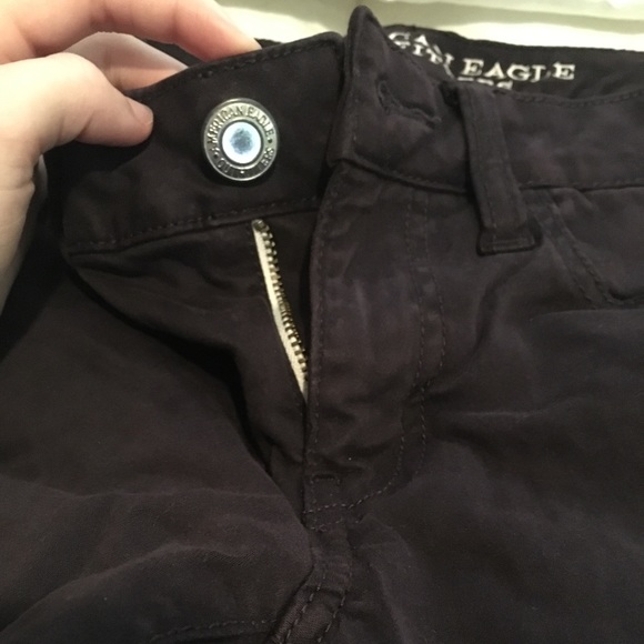 AMERICAN EAGLE dark purple jeggings size 0 regular - Picture 6 of 8